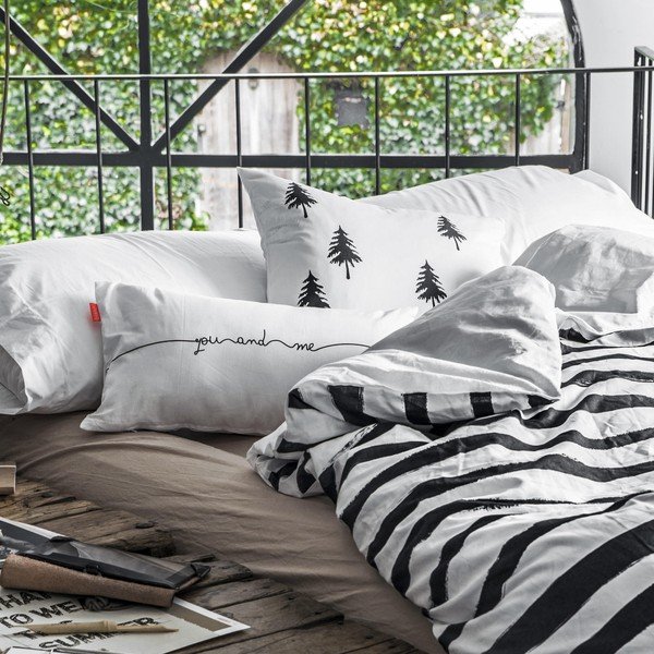 Zestaw 2 bawełnianych poszewek na poduszki Blanc Ampersand-image-4