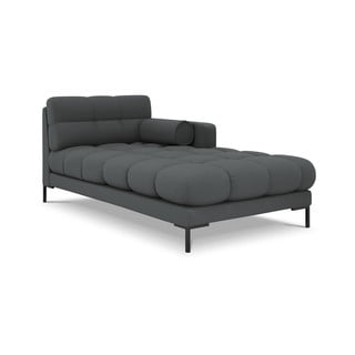 Ciemnoszary szezlong Cosmopolitan Design Bali, prawostronny