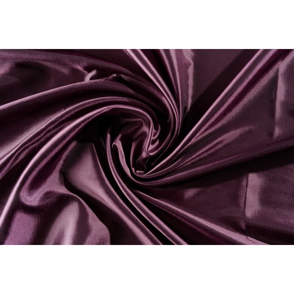 Ciemnofioletowa zasłona 140x245 cm Royal Taffeta – Mendola Fabrics-image-3