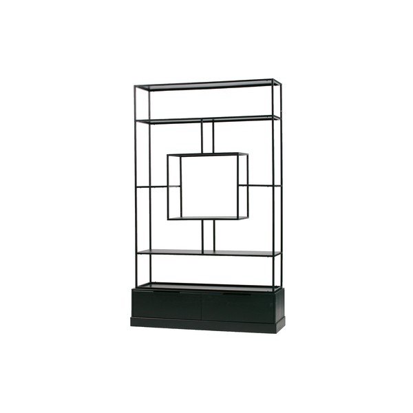 Czarny regał WOOOD Fons-image-1