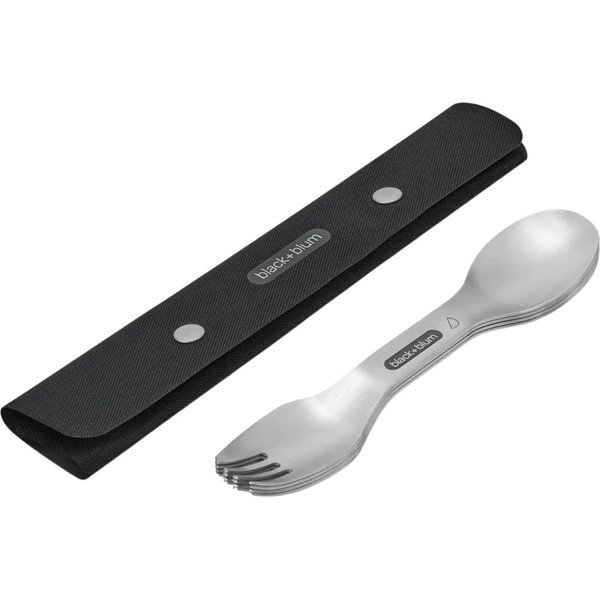 Widelce ze stali nierdzewnej w kolorze srebra zestaw 4 szt. Spork – Black + Blum-image-2
