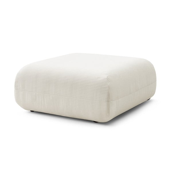 Biały sztruksowy podnóżek Lecomte – Bobochic Paris-image-3