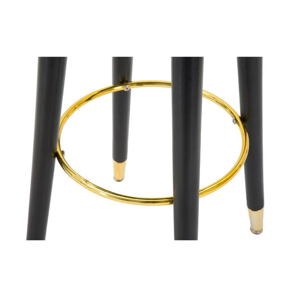 Turkusowy tapicerowany hoker (wysokość siedziska 74 cm) Paris – Mauro Ferretti-image-4