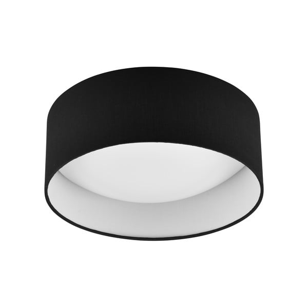Czarna lampa sufitowa LED ø 30 cm Locarno – Trio
