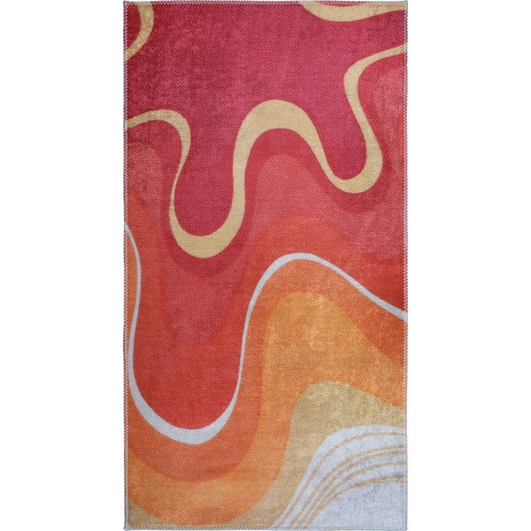 Czerwono-pomarańczowy dywan odpowiedni do prania 60x100 cm Colors of Joy – Vitaus
