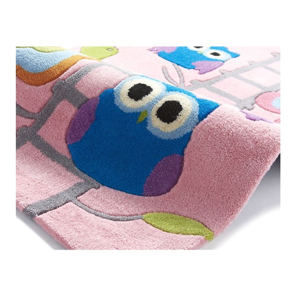 Różowy dziecięcy dywan Think Rugs Hong Kong Kiddo Pinkie, 70x140 cm-image-2