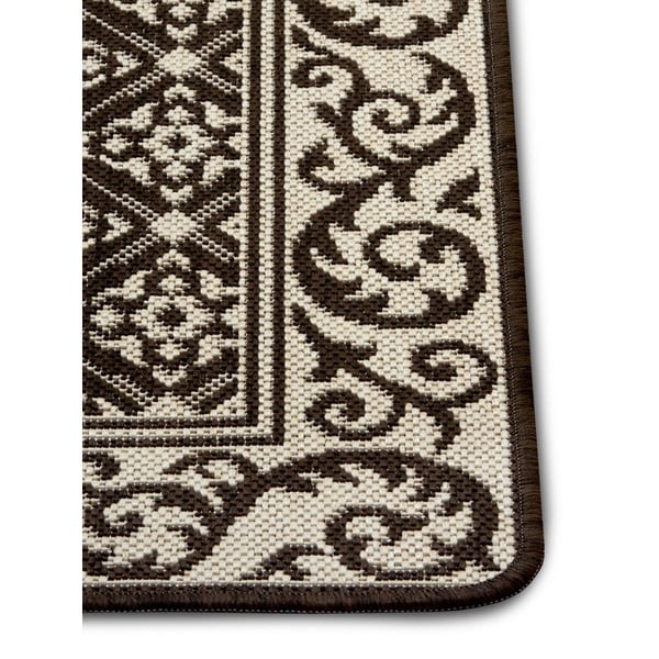 Brązowy chodnik do kuchni Hanse Home Weave Romb, 70x180 cm-image-3