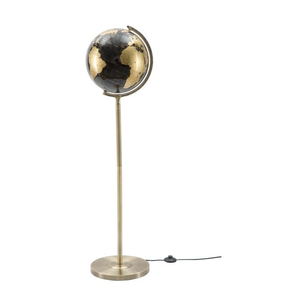Lampa stołowa w kolorze czarno-brązowym Mauro Ferretti Da Terra, wysokość 130 cm