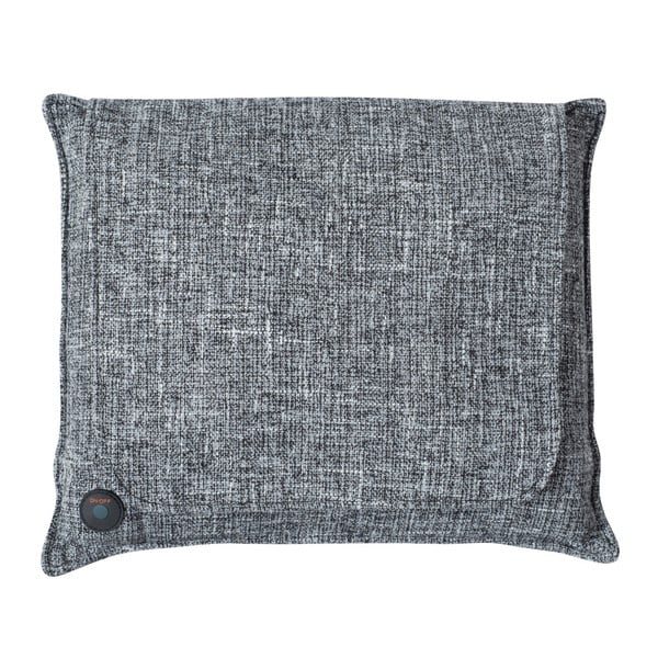 Szara poduszka Le Studio Tweed Relaxo Cushion, 36 x 31,5 cm