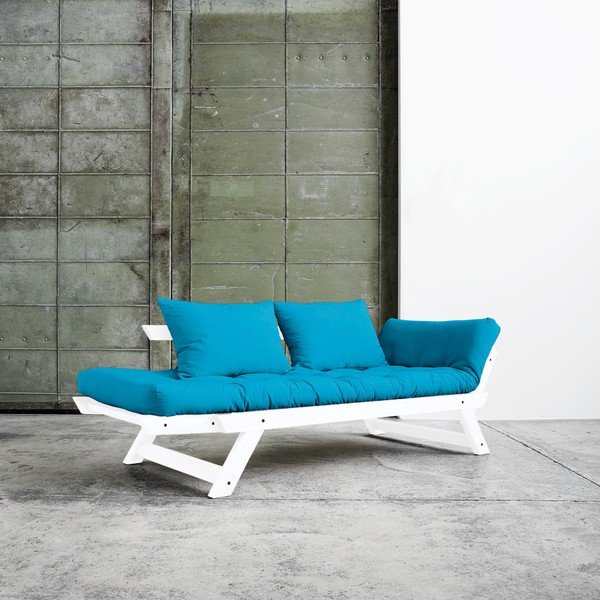 Sofa wielofunkcyjna Karup Bebop White/Horizon Blue-image-1