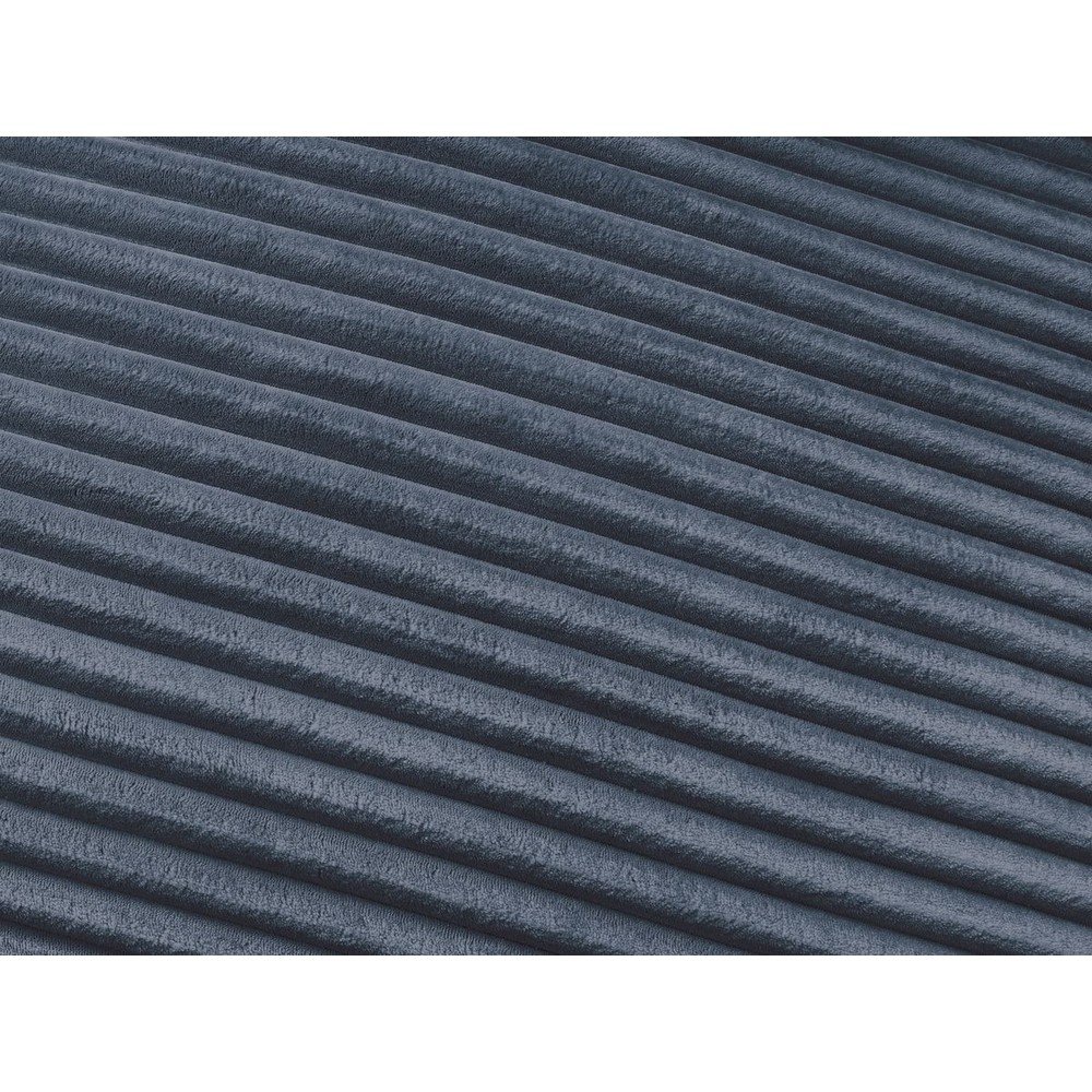 Ciemnoniebieska sztruksowa rozkładana sofa do spania 240 cm Hugo – Bobochic Paris (zdjęcie 11)