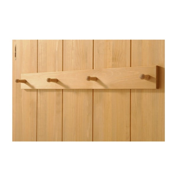 Szafa z litego drewna sosnowego z lustrem w naturalnym kolorze 120x170 cm Bertram – Støraa-image-4
