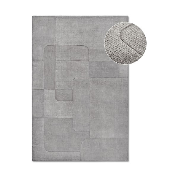 Szary wełniany dywan tkany ręcznie 190x280 cm Charlotte – Villeroy&Boch