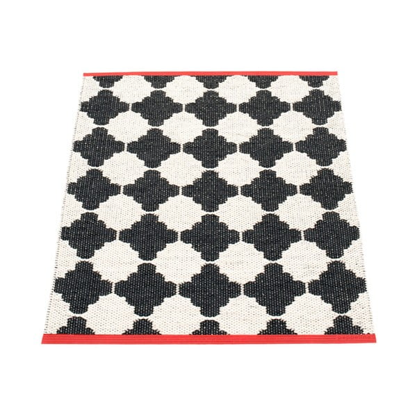 Czarno-biały dywan odpowiedni na zewnątrz 70x90 cm Marre Black Coral  – Pappelina