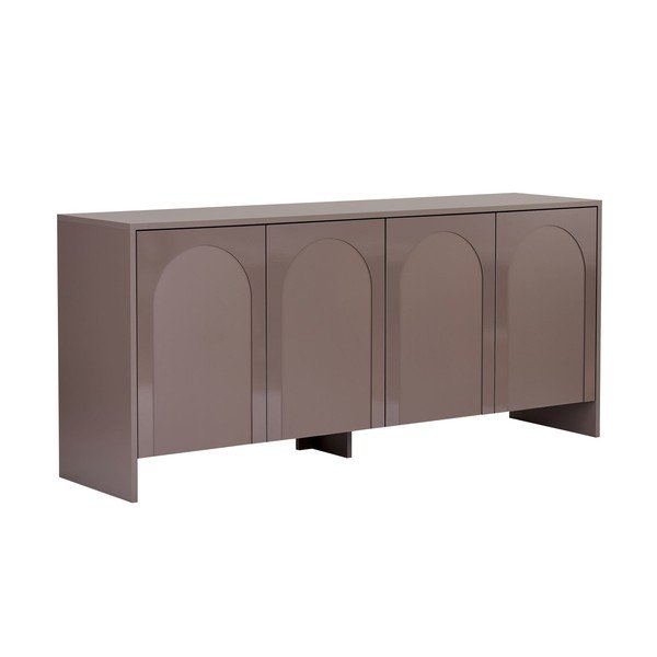Szarobrązowa komoda 180x80x45 cm Arlen  – Kalune Design