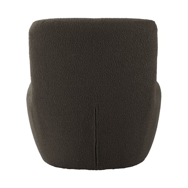 Szarobrązowy fotel z materiału bouclé Ada – Leitmotiv-image-3