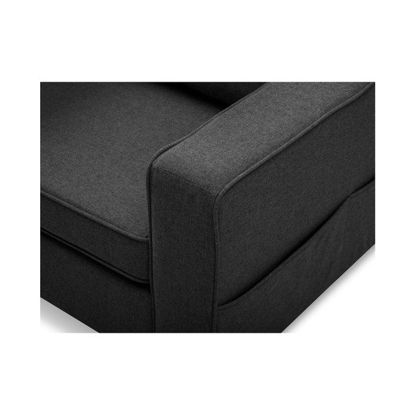 Antracytowy fotel Mazzini Sofas Narcisse-image-3
