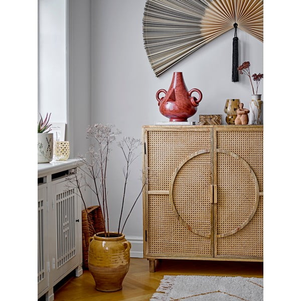 Kremowy kamionkowy ręcznie wykonany wazon Savana – Bloomingville-image-2