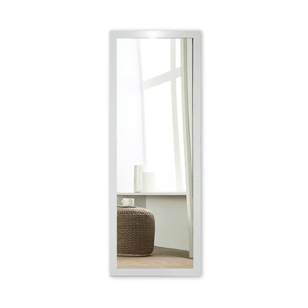 Lustro ścienne w białej ramie Oyo Concept Ibis, 40x105 cm