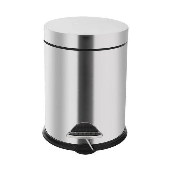 Kosz na śmieci ze stali nierdzewnej z pedałem 3 l – Orion-image-2