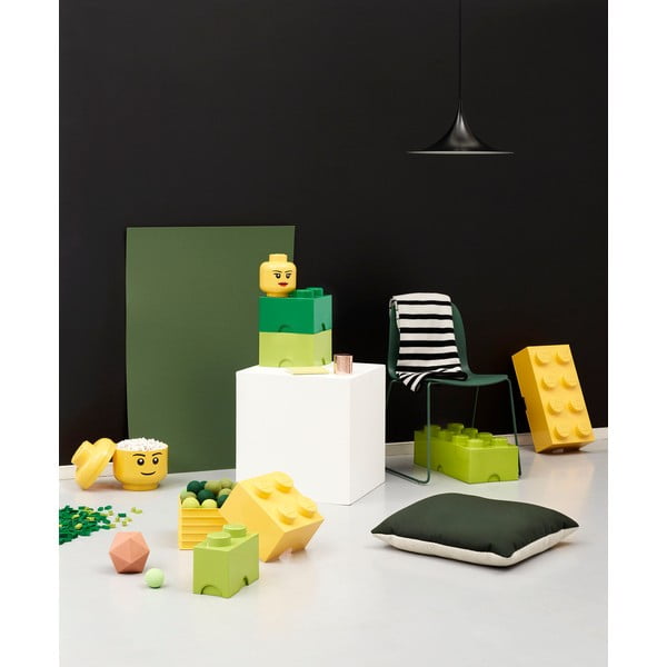 Biały okrągły pojemnik LEGO®, ⌀ 12,5 cm-image-2