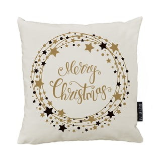 Świąteczna poduszka z poszewką z bawełny Butter Kings Stars Wreath, 45x45