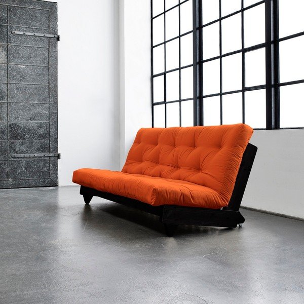 Sofa rozkładana Karup Fresh Wenge/Orange-image-1