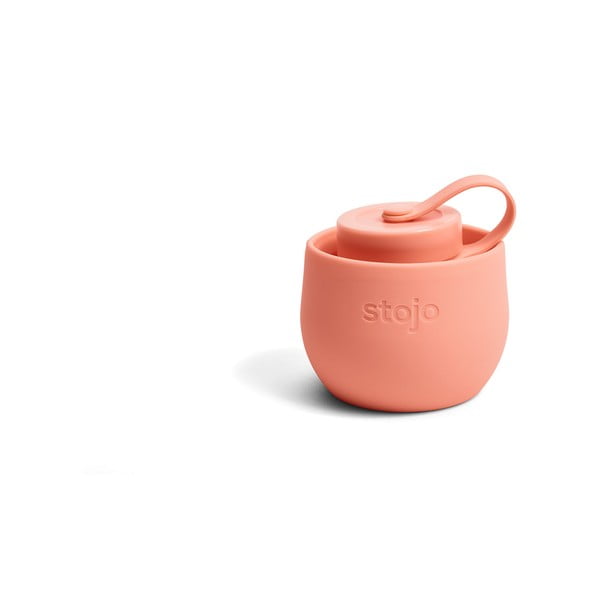 Pomarańczowa składana butelka Stojo Bottle Apricot, 590 ml-image-2