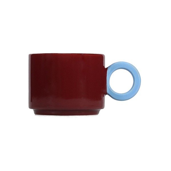 Bordowy kamionkowy kubek 280 ml Lou – ONA