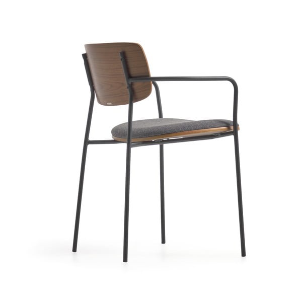 Szaro-brązowe krzesło Maureen – Kave Home-image-3