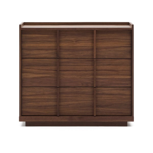 Brązowa komoda w dekorze orzecha 100x78x50 cm Onix – Kave Home