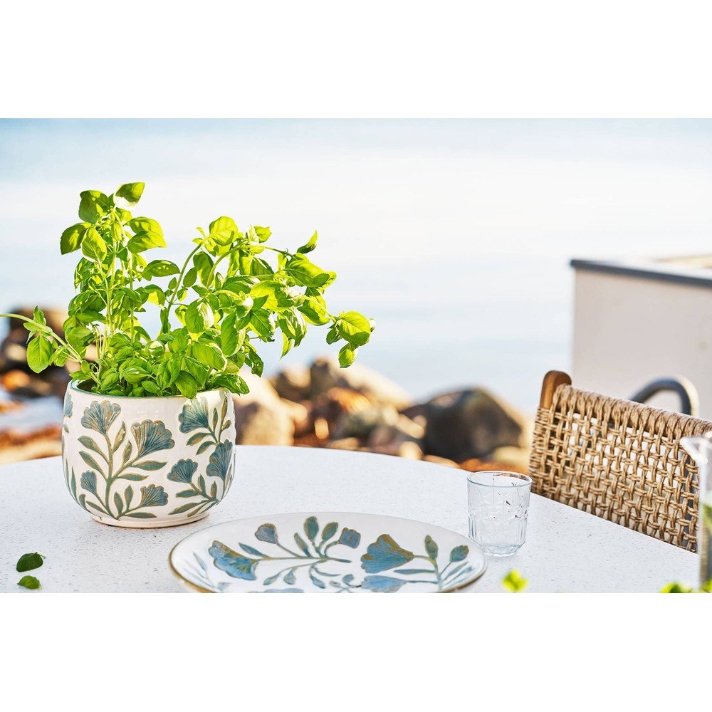 Ceramiczna ręcznie wykonana osłonka na doniczkę na zioła ø 22,5 cm – House Nordic (zdjęcie 7)