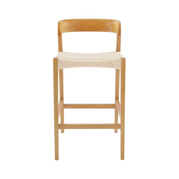 Hoker z litego drewna wiązu w naturalnym kolorze (wysokość siedziska 65 cm) Vikdalen – Jotex-image-2