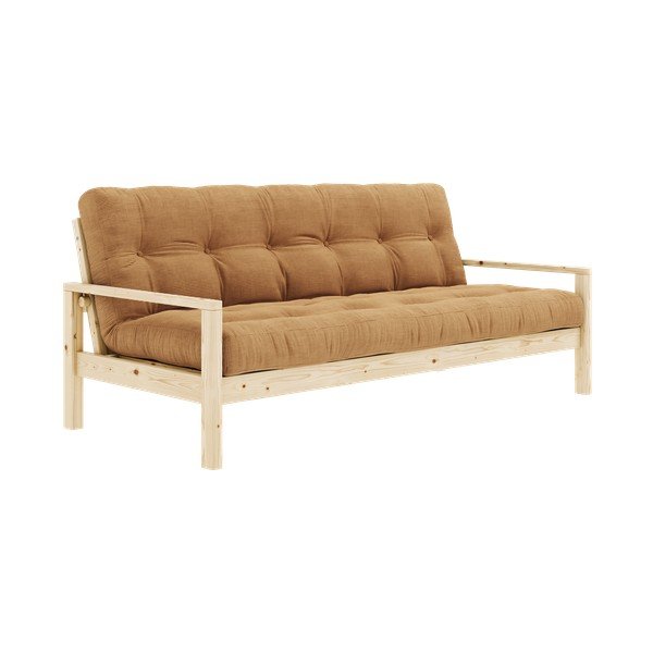Musztardowa rozkładana sofa 205 cm Knob – Karup Design-image-3