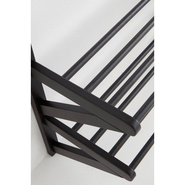Czarny zestaw do przedpokoju z litego drewna sosnowego 75x190x32 cm Cole – Jotex-image-4