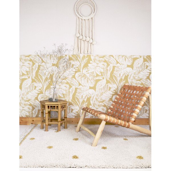 Beżowo-żółty dywan Nattiot Wooly, 120x170 cm-image-1