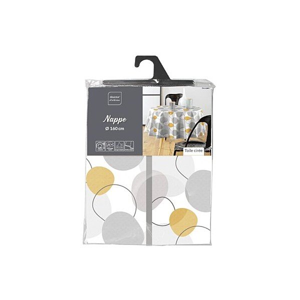 Obrus zmywalny ø 160 cm Disco – douceur d'intérieur-image-1