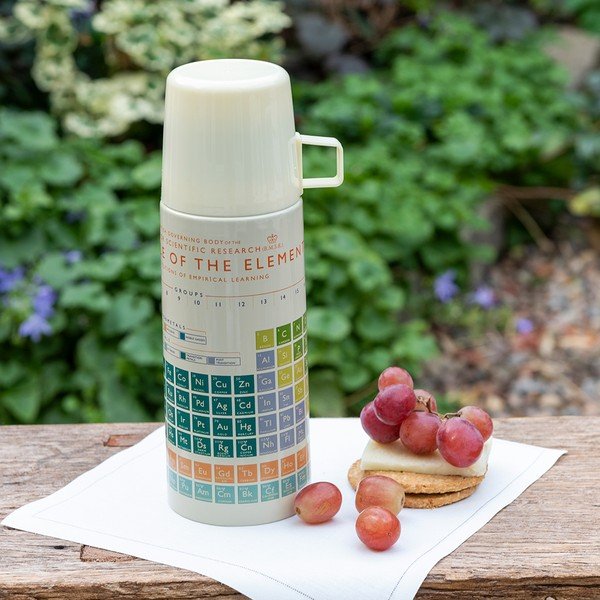 Kremowy termos dla dzieci 350 ml Periodic Table – Rex London-image-3