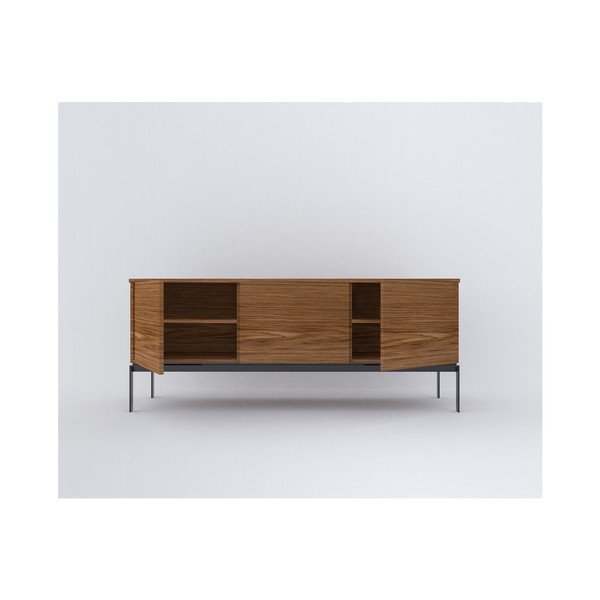 Komoda w kolorze drewna orzechowego TemaHome Glaedys-image-2