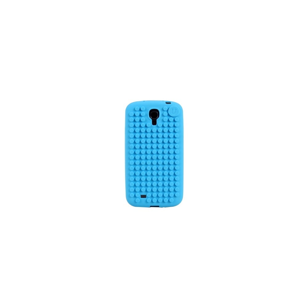 Pikselowe etui na Samsung S4, błękitne