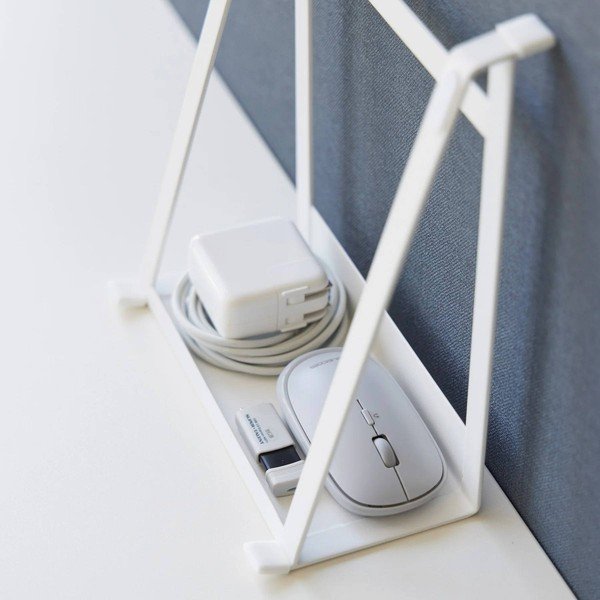 Biały metalowy stojak na laptopa Tower – YAMAZAKI-image-2