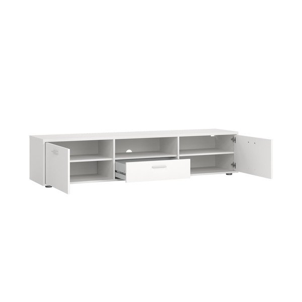 Biała szafka pod TV 177x38 cm Media – Tvilum-image-4