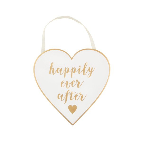 Dekoracyjne serce wiszące Sass & Belle Happily Ever After