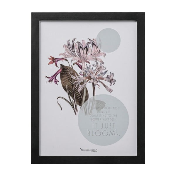 Obraz Bloomingville Flower, 40x30 cm