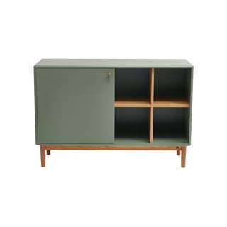 Zielona niska komoda 118x80 cm Color Living – Tom Tailor for Tenzo