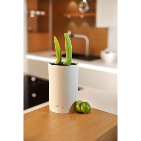 Biały stojak na noże Vialli Design Universal-image-4