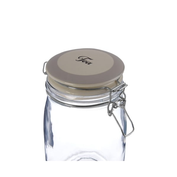 Szklany pojemnik na żywność na herbatę Grocer – Premier Housewares-image-1