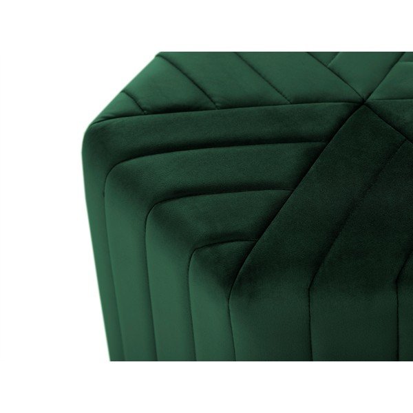 Ciemnozielony puf Milo Casa Alice, ⌀ 60 cm-image-3