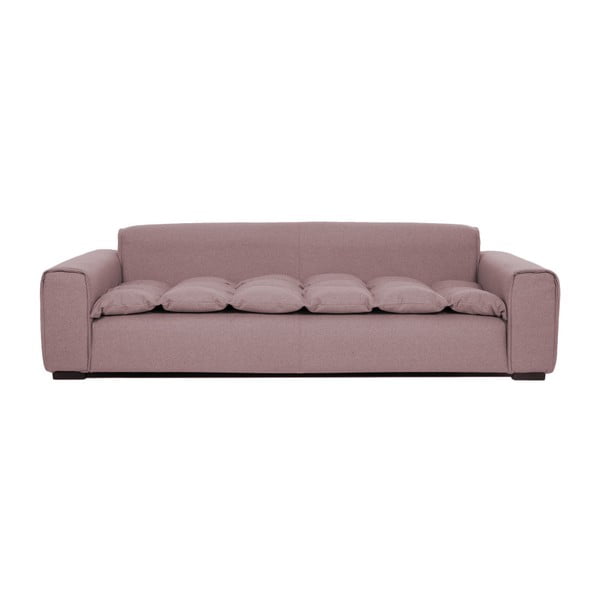 Jasnoczerwona sofa 3-osobowa Vivonita Cloud