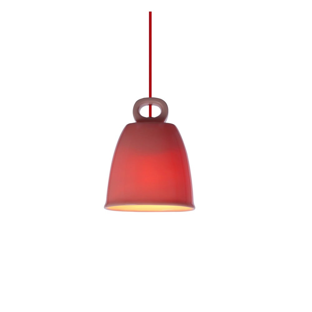 Różowy żyrandol dziecięcy z ceramicznym kloszem Sewilla – Candellux Lighting (zdjęcie 10)